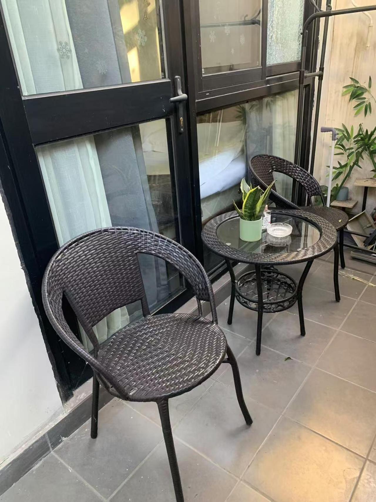 Garden Historical Loft With Courtyard And Citywalk- Near Downtown Wukang Road *